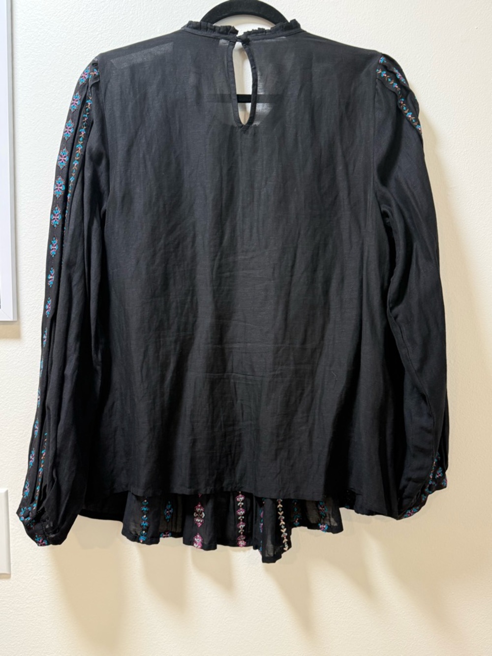Johnny Was Calico embroidered blouse - Picture 6 of 7